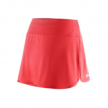 Wilson Tennis Skirt Team II 12.5in with Inner Shorts 2021 Coral Red Women